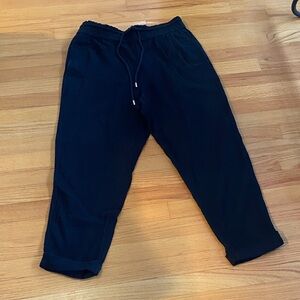 Women’s 100% Cotton gauze Black Casual Pants